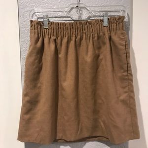 J. Crew sidewalk skirt Tan Small